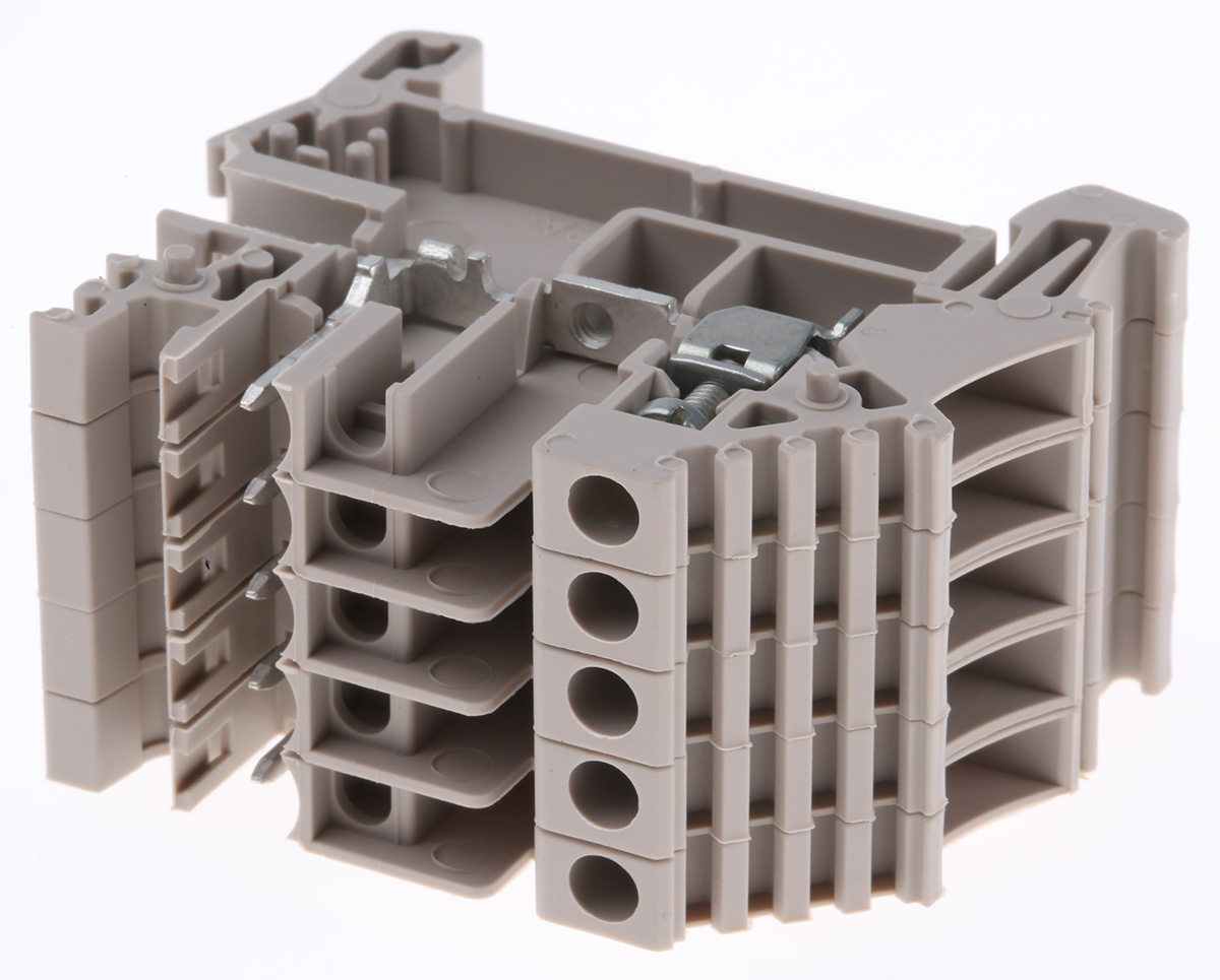 Weidmuller 1-Contact Interface Module, Clamping Yoke Connector, DIN Rail Mount, 16A