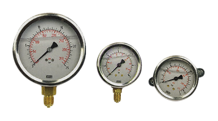 WIKA Analogue Pressure Gauge 40bar Back Entry 100mm Outside Diameter, UKAS