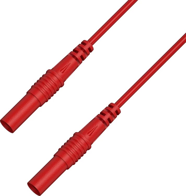 RS PRO Test Leads, 2.5A, 50V, Red, 25cm Lead Length