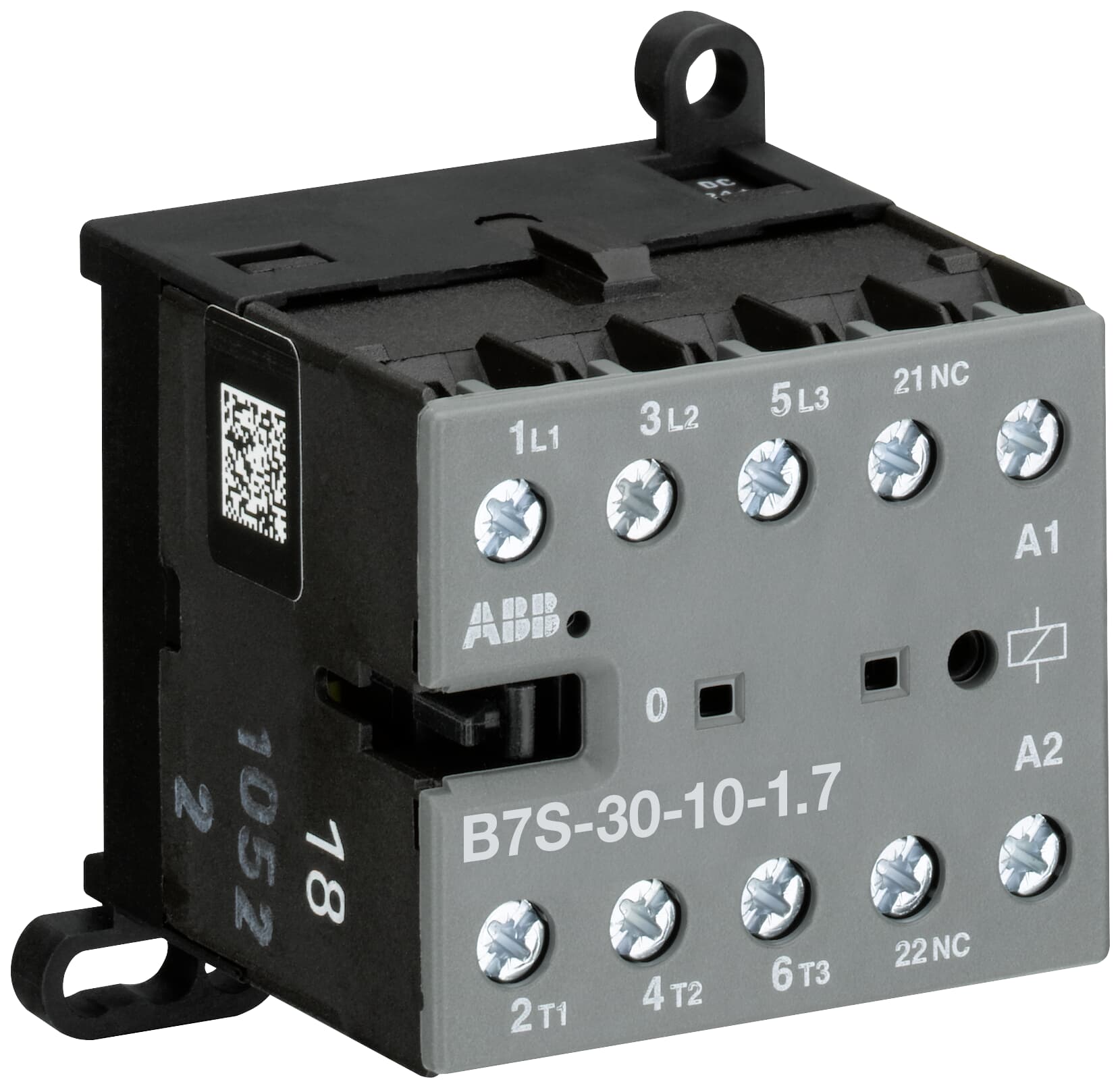 ABB B7S Contactor, 24 V Coil, 3-Pole, 20 A, 5.5 kW 24 V, 3 NO, 690V