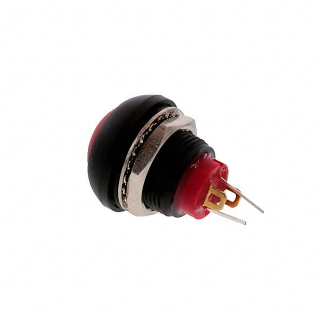 TE Connectivity PB6 Series Illuminated Push Button Switch, (On)-Off, Panel Mount, SPST - NO, Red LED, 50 V dc, 125V ac,