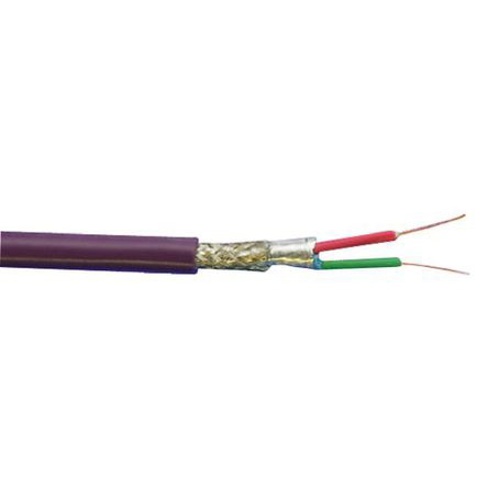 Alpha Wire Alpha Essentials Data & Bus Cable Series Data Cable, 1 Pairs, 2 Cores, 0.35 mm², Screened, 22 AWG, 305m,
