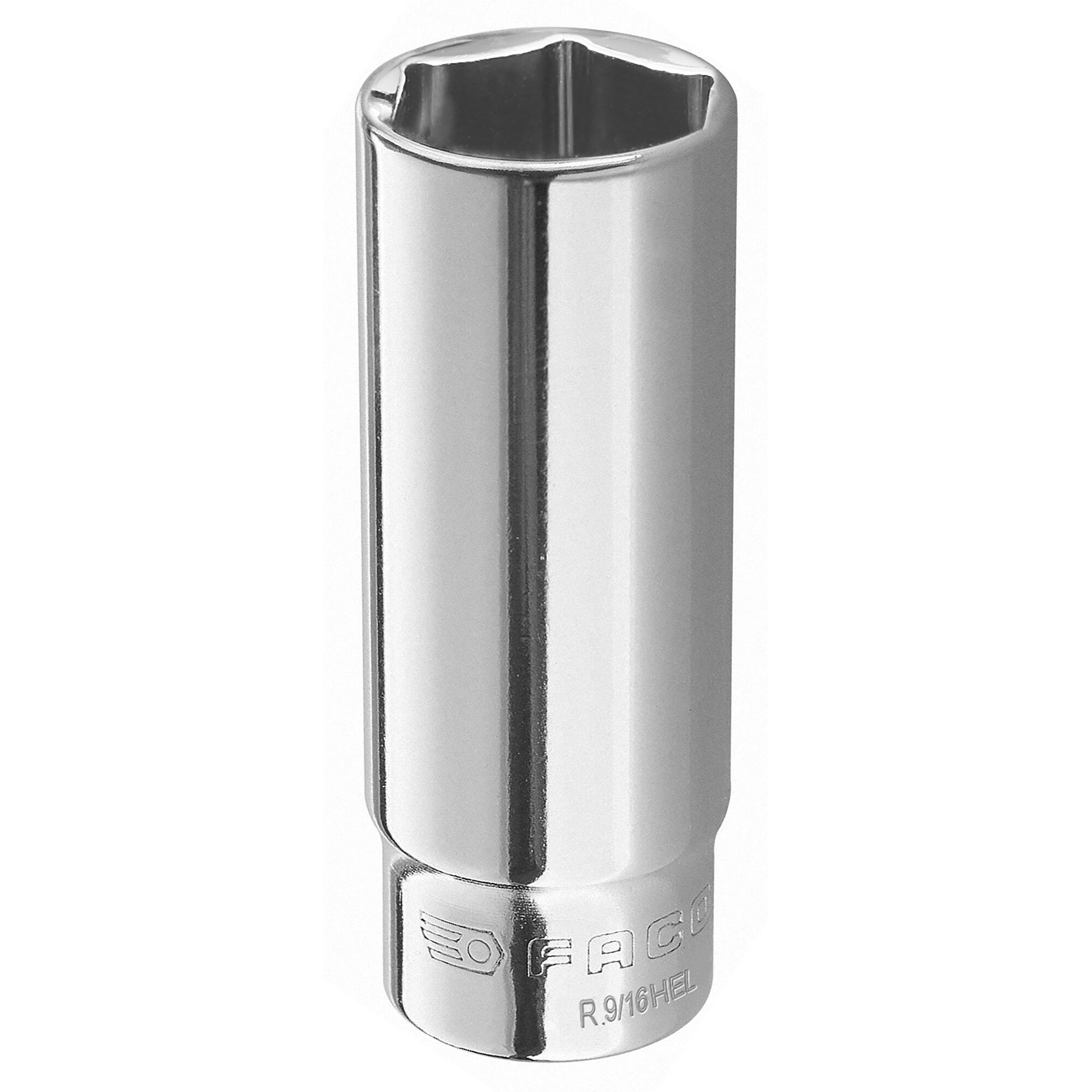 Facom 1/4 in Drive 1/2in Long Socket, 6 point, 50 mm Overall Length