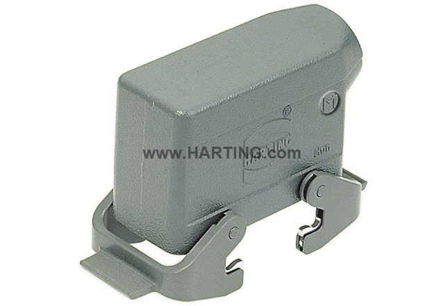 HARTING Han B Heavy Duty Power Connector Hood, M25 Thread, Side Entry