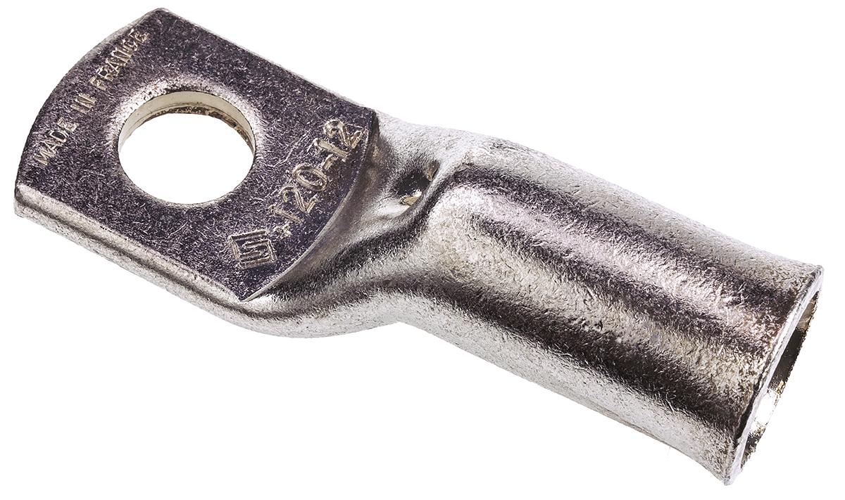 TE Connectivity, XCT Uninsulated Ring Terminal, 12mm Stud Size to 185mm² Wire Size