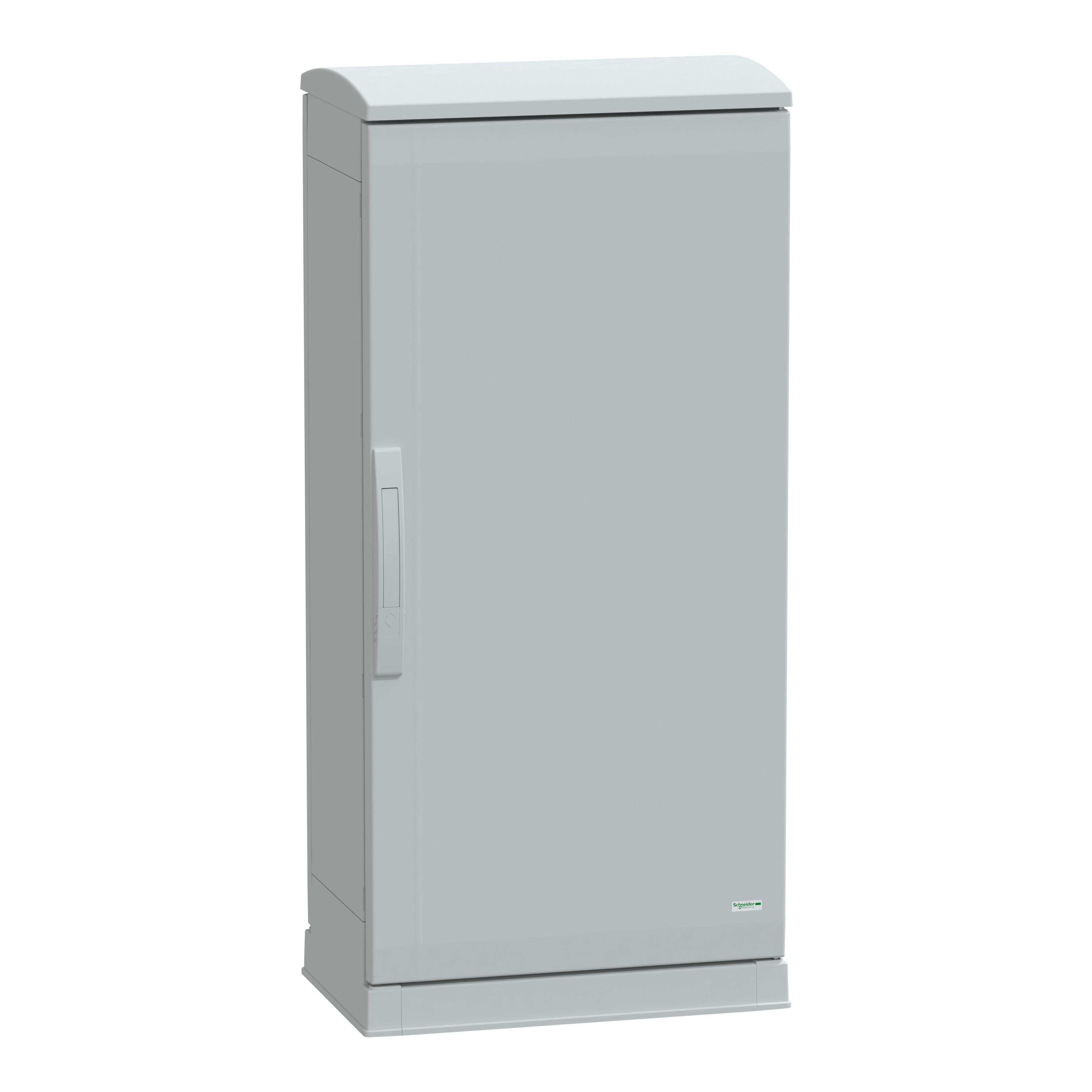Schneider Electric PanelSeT Series Fibreglass Reinforced Polyester Single-Door-Door Floor Standing Enclosure, Opaque