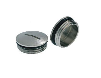 Lapp Blanking Plug, PG21, Nickel Plated Brass, 30mm Diameter, Threaded