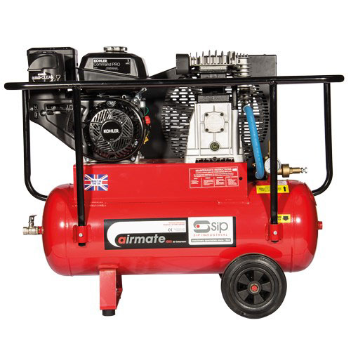 SIP 5.1kW 50 l Air Compressor, 10.3bar, 85kg