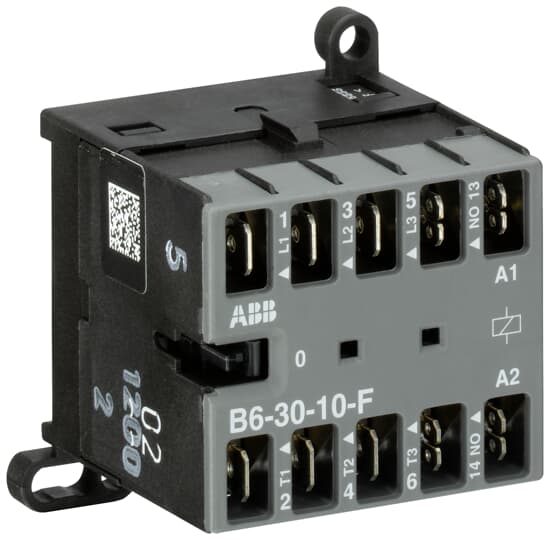 ABB GJL121 Contactor, 24 V ac Coil, 3-Pole, 20 A, 4 kW, 4NO