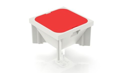 RAFI Red Push Button Tactile Switch PCB