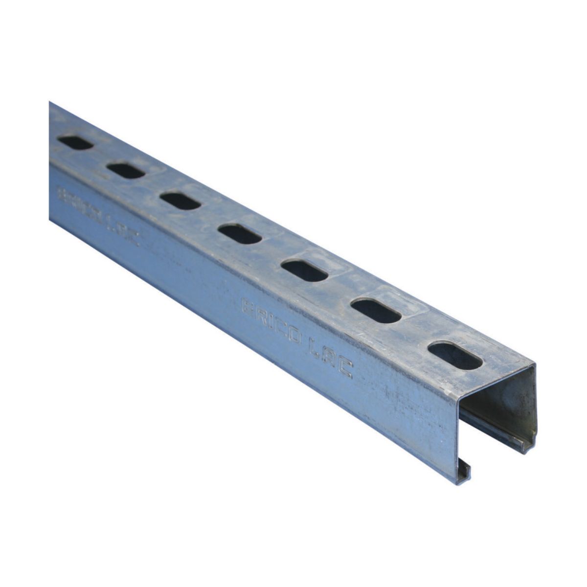 nVent CADDY Steel Slotted DIN Rail, A Compatible, 3000mm x 41mm x 41mm