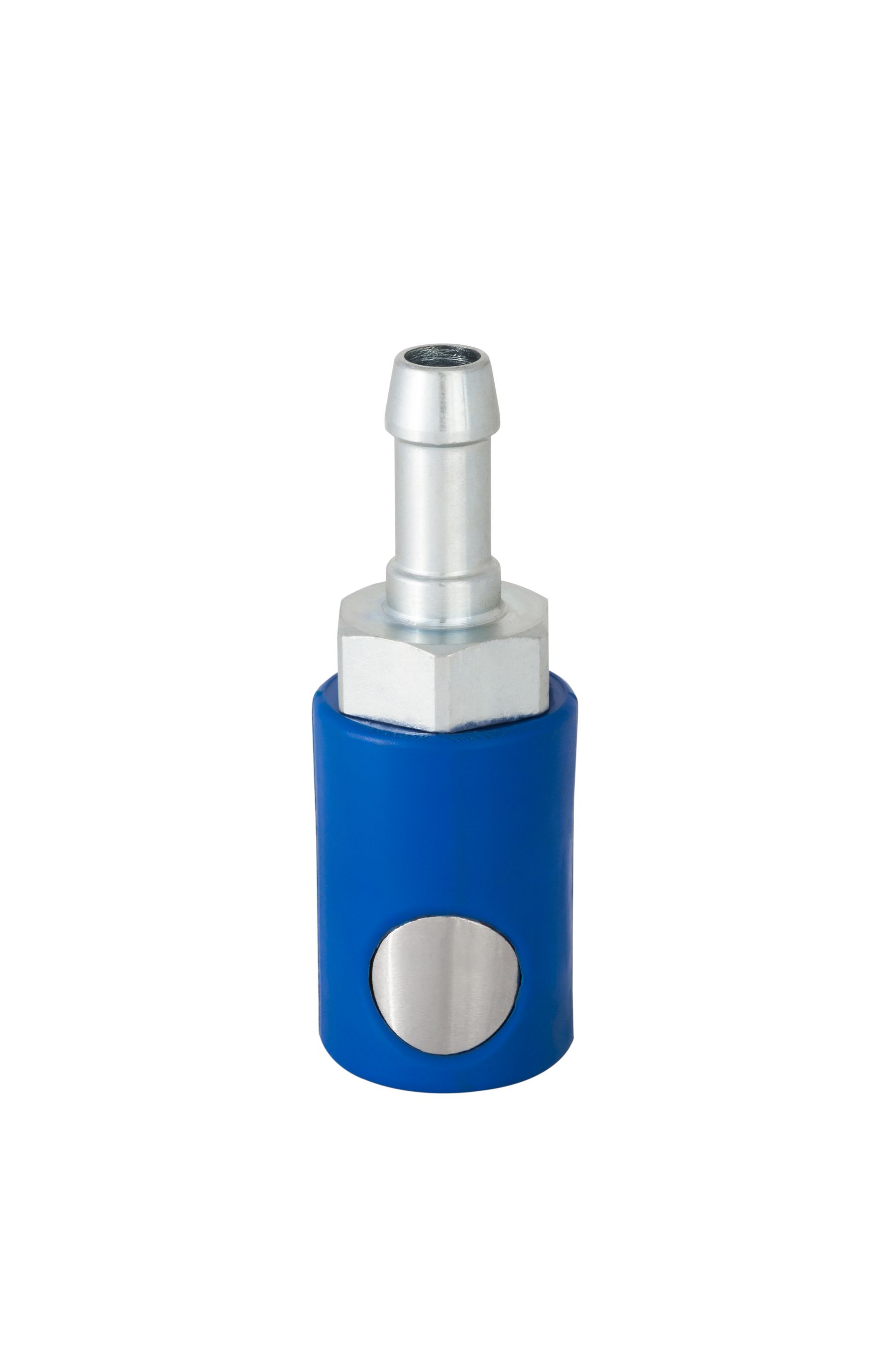 RS PRO Plastic, Steel Female Pneumatic Quick Connect Coupling, 6mm Hose Barb