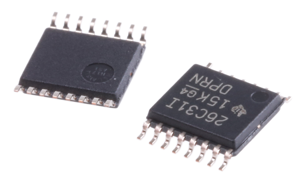 Texas Instruments AM26C31IPW Line Transmitter, 16-Pin TSSOP