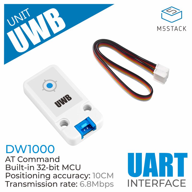 M5Stack Ultra-Wideband (UWB) Unit Indoor Positioning module Ultraviolet (UV) Sensor Sensor Board for Ai-ThinkerBU01 M5