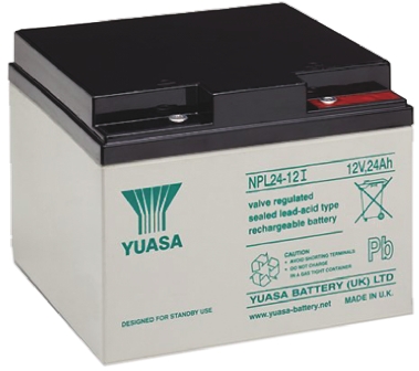 Yuasa 12V Insert M5 Sealed Lead Acid Battery, 24Ah