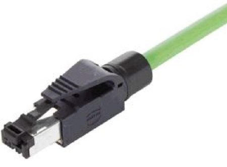 HARTING RJ Industrial Series Male RJ45 Connector, Cable Mount, Cat5 Straight 1 Port 4 -Way