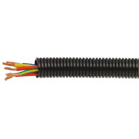 PMA Flexible Conduit, 40mm Nominal Diameter, Plastic, Black