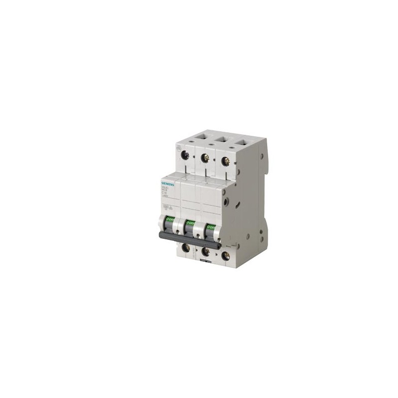 Siemens SENTRON 5SL6 MCB, 3P, 2A Curve C
