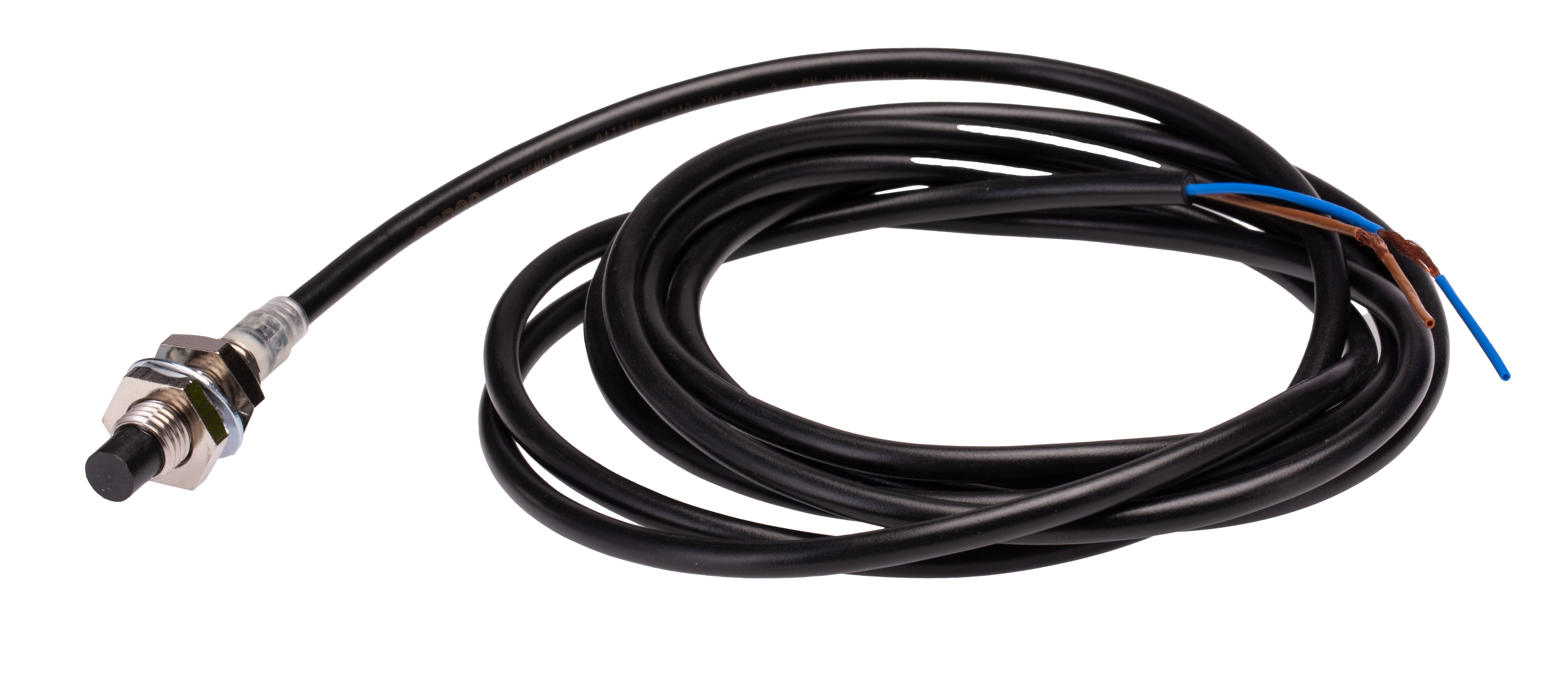 Omron Inductive Threaded Barrel Proximity Sensor, M8, 6 mm Detection, 2-Wire NO, 10 → 30 V dc