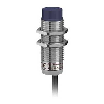 Telemecanique Sensors Inductive Threaded Barrel Proximity Sensor, M18, 8 mm Detection, PNP NC, 12 → 24 V dc