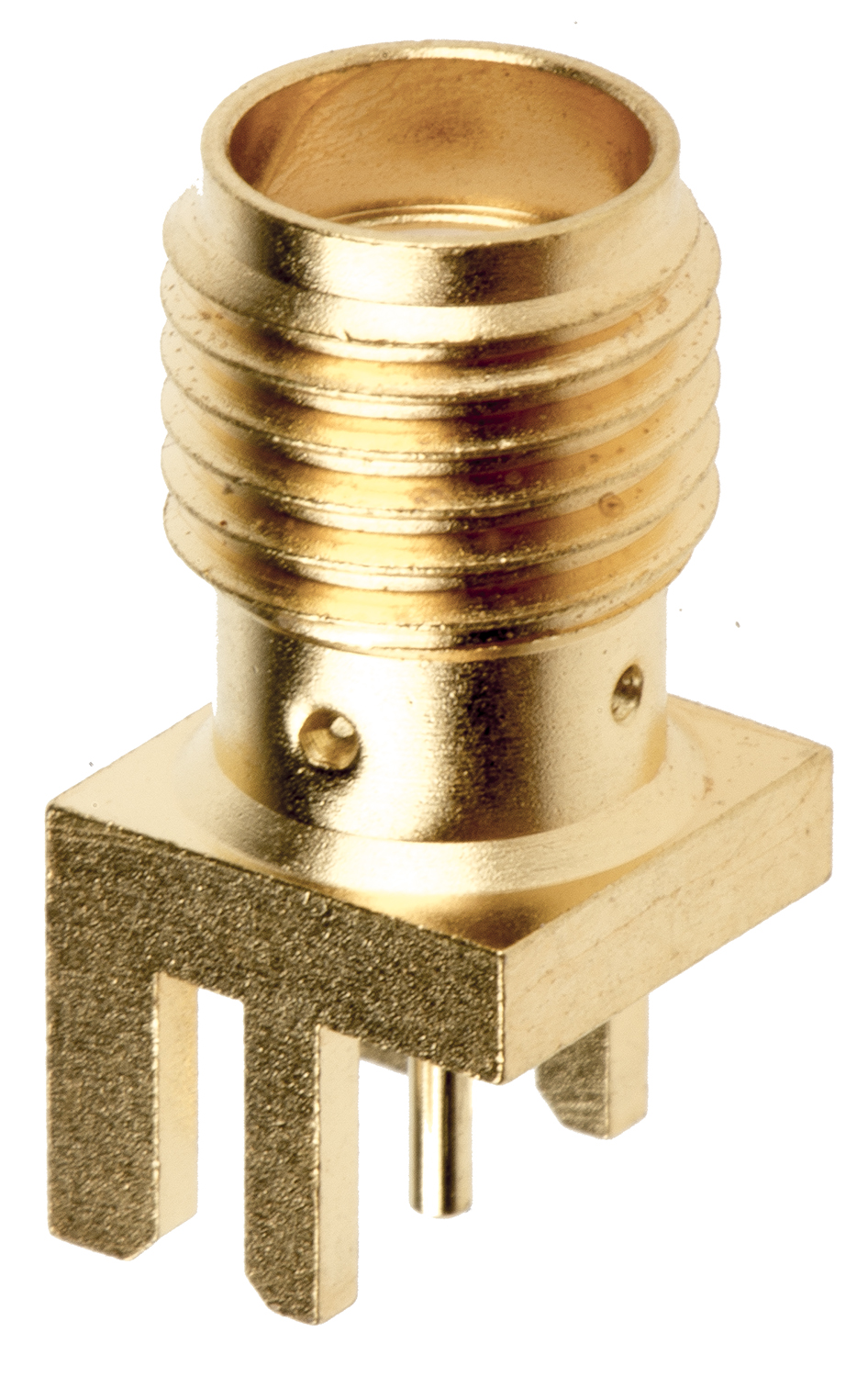 Cinch SMA Series, Jack Edge Mount SMA Connector, 50Ω, Solder Termination, Straight Body