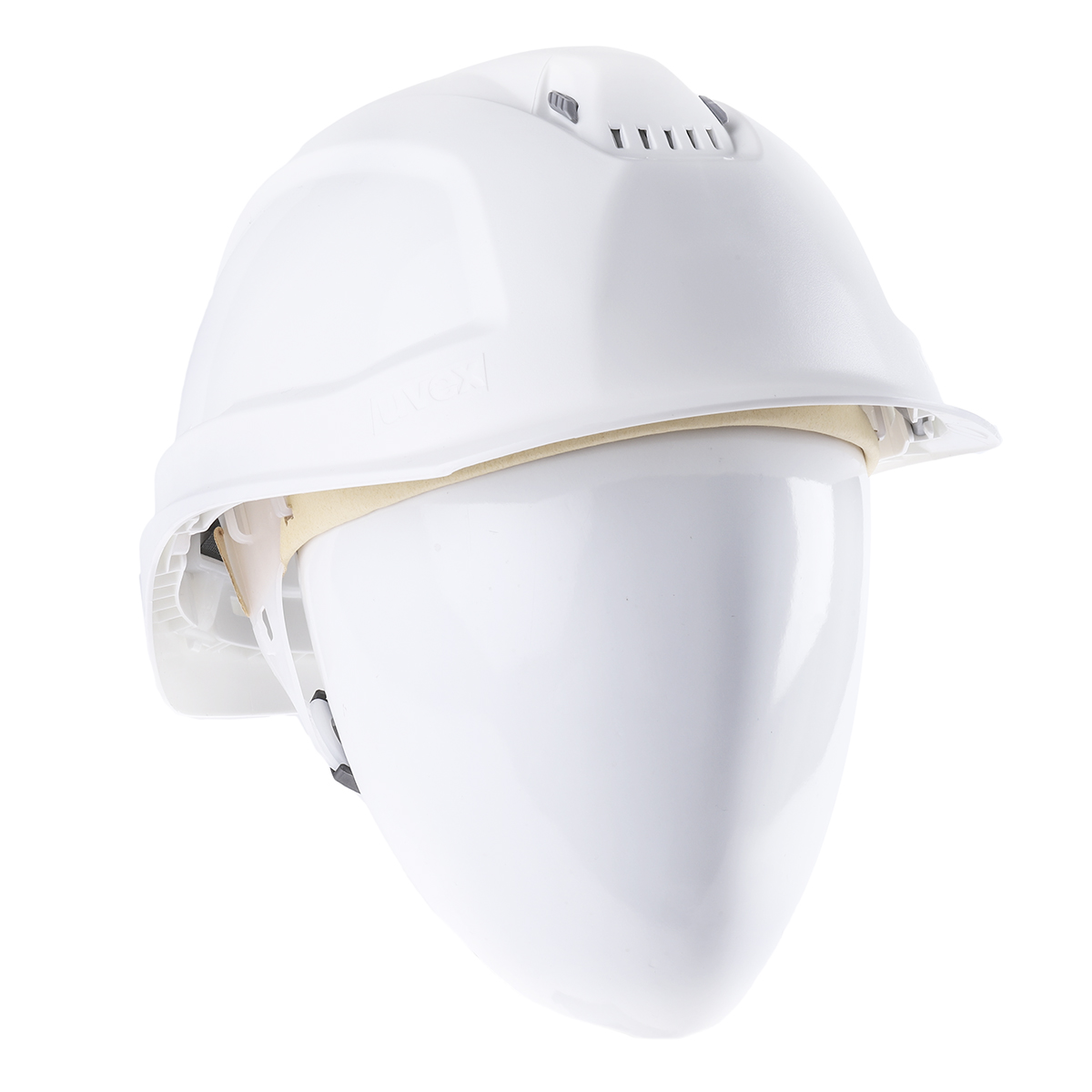 uvex uvex pheos B-S-WR White Safety Helmet, AdjustableVentilated
