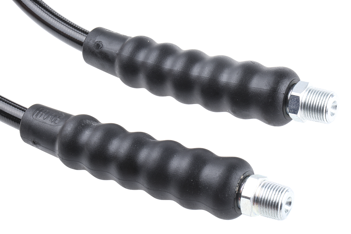 Hi-Force 3000mm Hydraulic Hose Assembly, 700bar Max Pressure