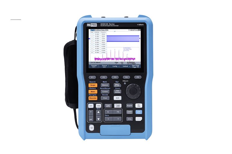 RS PRO, 100MHz Handheld Oscilloscope, 2 Analogue Channels, 0 Digital Channels - UKAS Calibrated