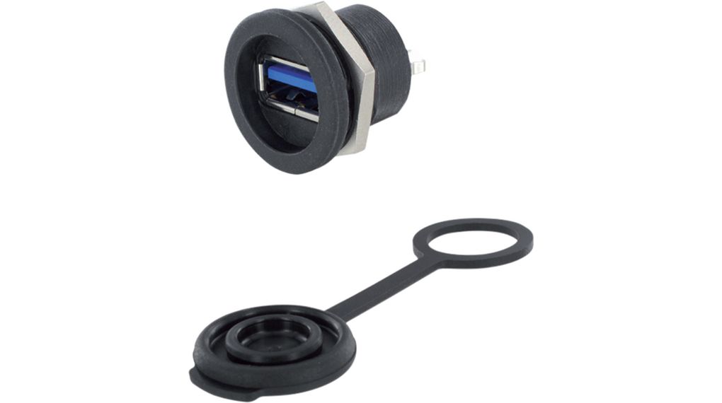 Encitech Connectors USB 3.0, Female USB A to