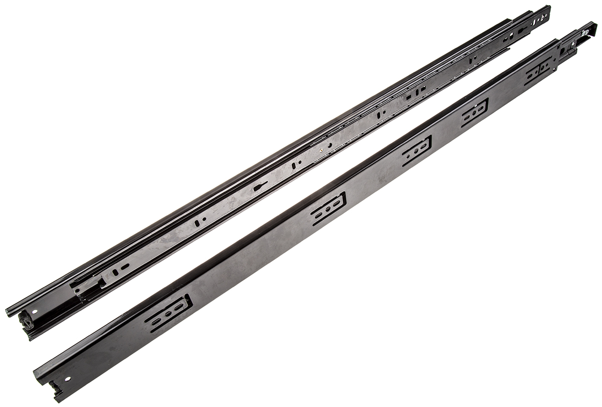 Accuride Steel Drawer Slide, 700mm Closed Length, 45kg Load