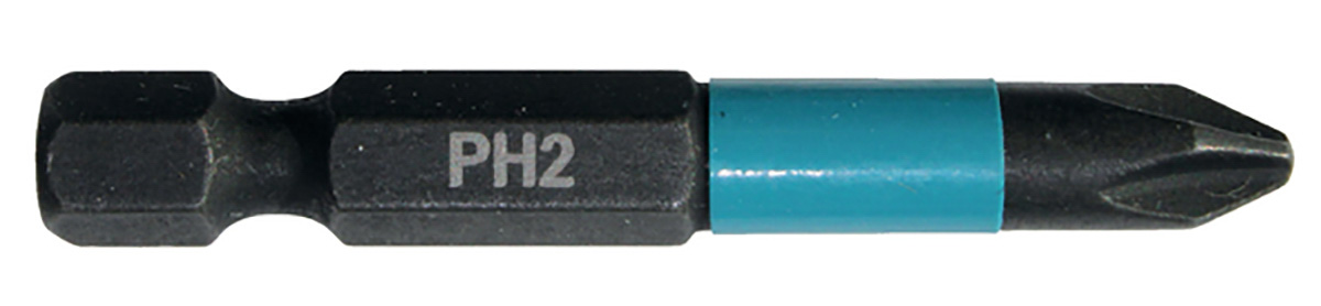 Makita Hexagon Screwdriver Bit, PH2 Tip, 50 mm Overall