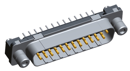 TE Connectivity Amplimite HDP-20 25 Way Through Hole D-sub Connector Plug, 2.76mm Pitch, with 4-40 UNC Female