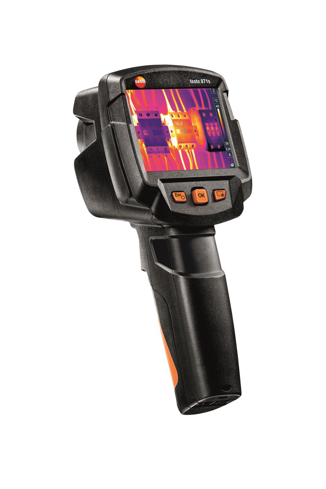 Testo 871s USB Micro-B Thermal Imaging Camera, 0 → +650 °C, -30 → +100 °C, 240 x 180pixel Detector