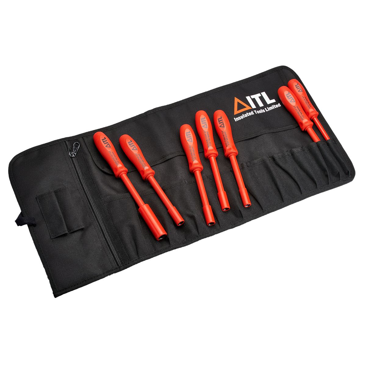 ITL Insulated Tools Ltd Hexagon Nut Driver Set, VDE/1000V, 340 mm Overall