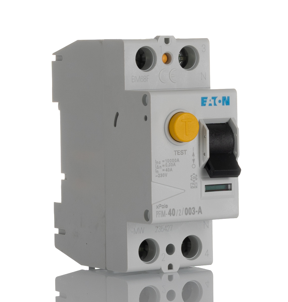 Eaton RCD, 40A, 2 Pole, 30mA, Type A, 230V ac
