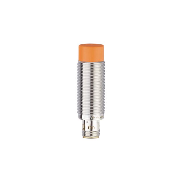 ifm electronic Inductive Threaded Barrel Proximity Sensor, M18, 12 mm Detection, PNP NO, 10 → 30 V dc