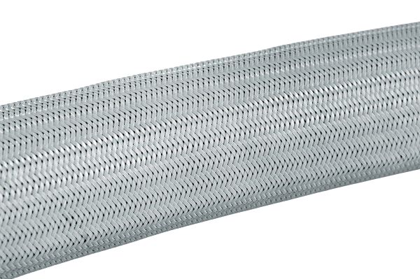 HellermannTyton Expandable Braided Nylon 66 Grey Cable Sleeve, 3mm Diameter, 10m Length, Helagaine Series