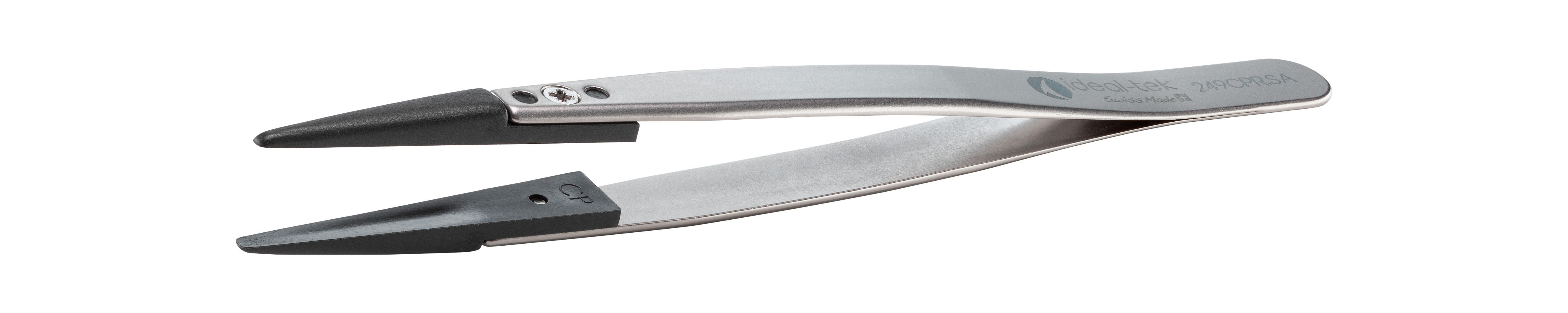 ideal-tek 130 mm, PEEK (Tip), Stainless Steel (Body), ESD Tweezers