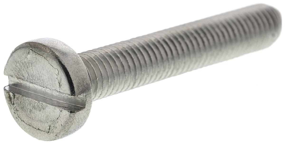 RS PRO Slot M8 Pan A2 304 Stainless Steel Machine Screw DIN 85 x 50.0mm
