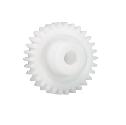 Igus Iguform S270 20 Teeth Spur Gear, 1 Module, 4mm Bore Diam, 20mm Pitch Diam, 9mm Hub Diam