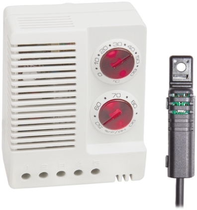 STEGO Hygrostat, 50 → 90%RH, 100 → 240 V ac