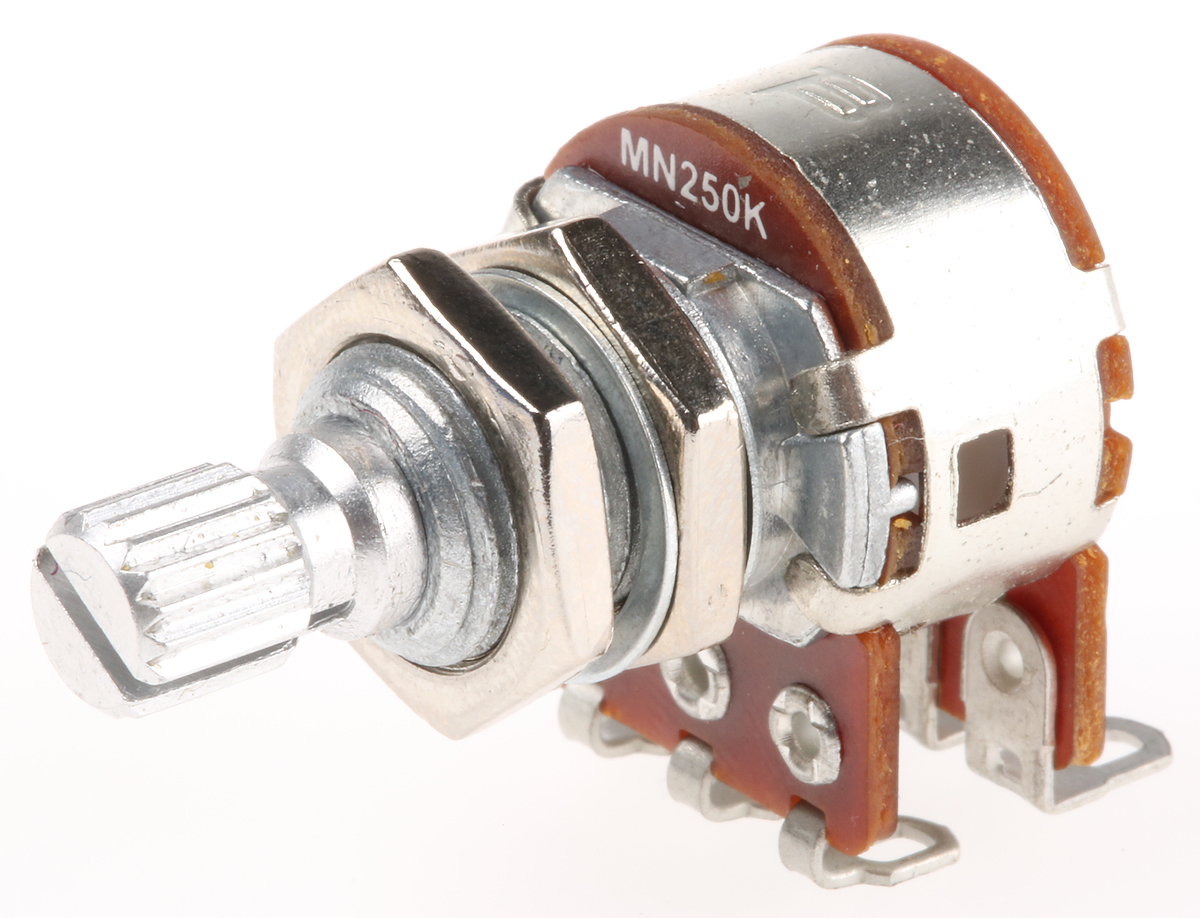 Bourns PDB182-GTRB 250kΩ Rotary Potentiometer 2-Gang Panel Mount, PDB182-GTRB1-254MN