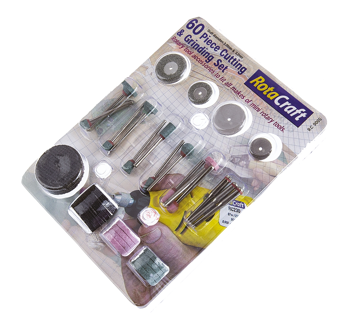 RS PRO 60-Piece Cutting and Grinding Set for use with Dremel Tools