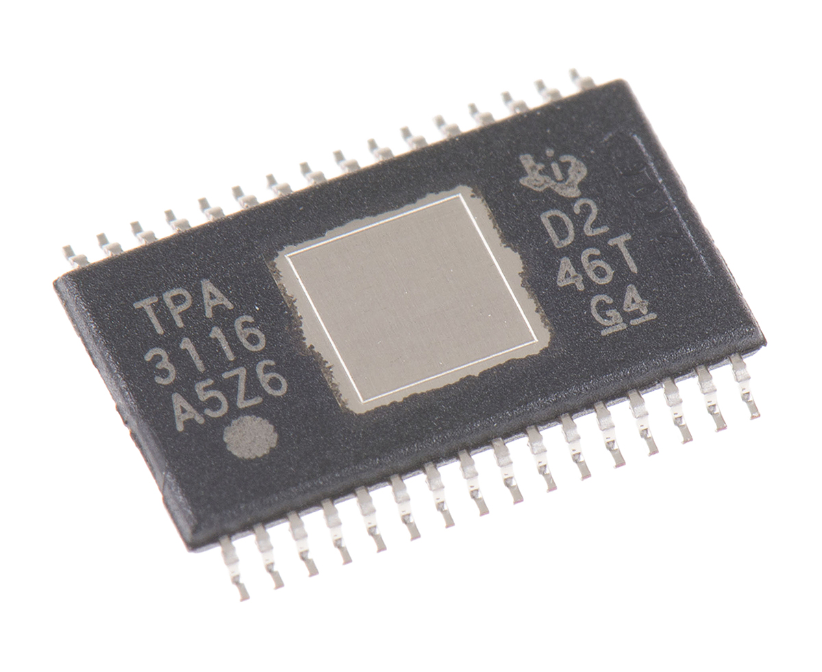 Texas Instruments, 2-ChannelAudio50W, 32-Pin HTSSOP TPA3116D2DAD