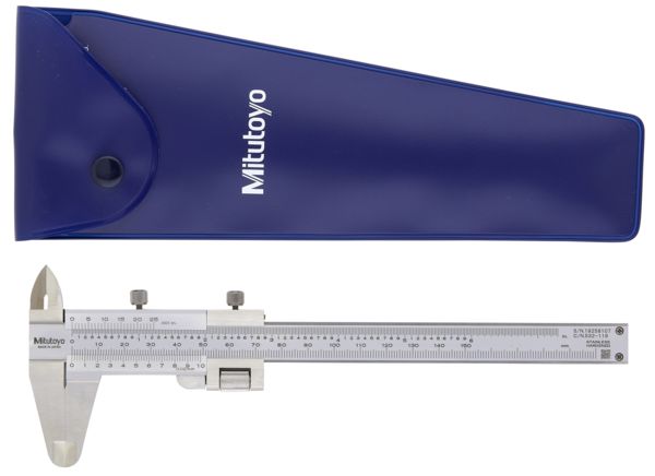 Mitutoyo 130mm Vernier Caliper 0.02 mm Resolution, Metric With UKAS Calibration