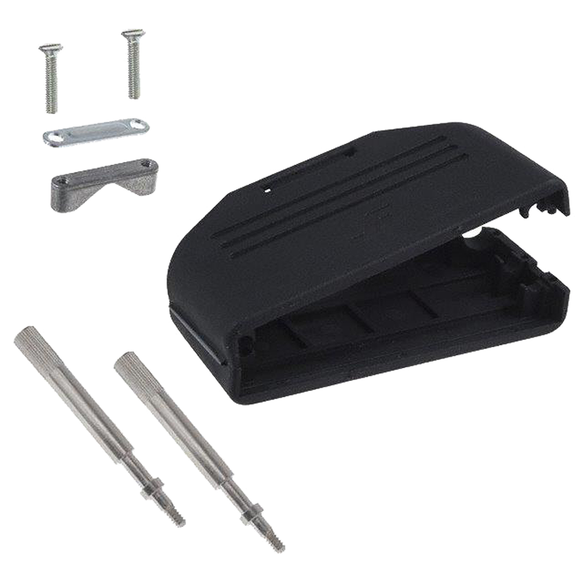 Amphenol Communications Solutions Thermoplastic D Sub Backshell, 50 Way, Strain Relief
