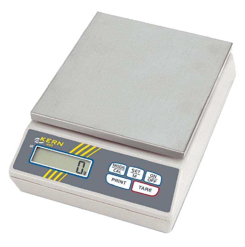 Kern 440-49A Precision Balance Weighing Scale, 6kg Weight Capacity, With RS Calibration