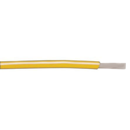 Alpha Wire Hook-up Wire PVC Series Yellow 1.3 mm² Hook Up Wire, 16 AWG, 1/1.29 mm, 30m, PVC Insulation, 3057/1 YL005