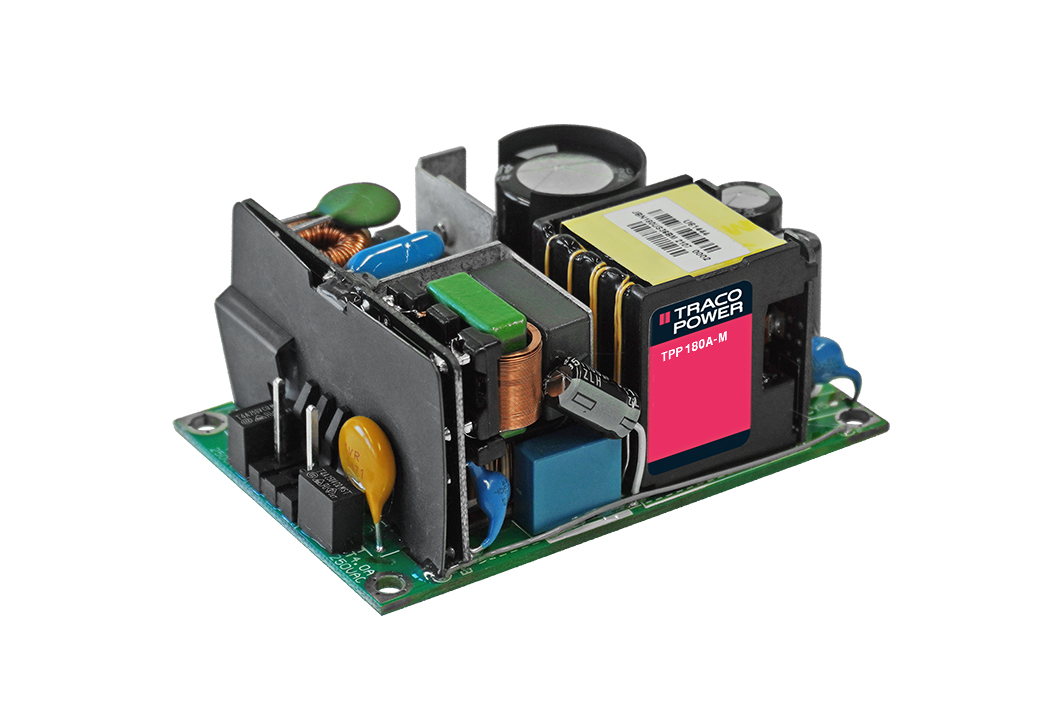 TRACOPOWER Power Supply, TPP 180-115A-M, 15V dc, 12A, 180W, 1 Output, 85 → 264V ac Input Voltage