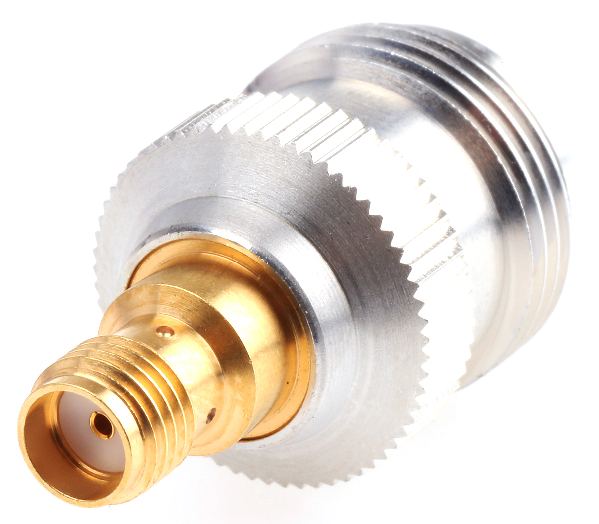 Huber+Suhner Straight 50Ω RF Adapter N Socket to SMA Socket 12.4GHz